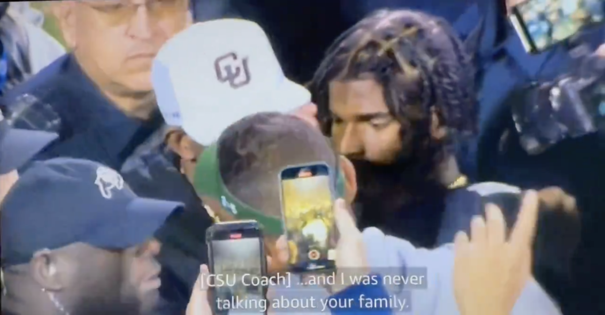 Deion Sanders confronts Jay Norvell